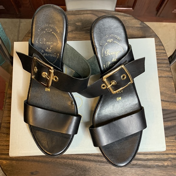 Renza da’ Parcari leather wedge sandals - Picture 5 of 7